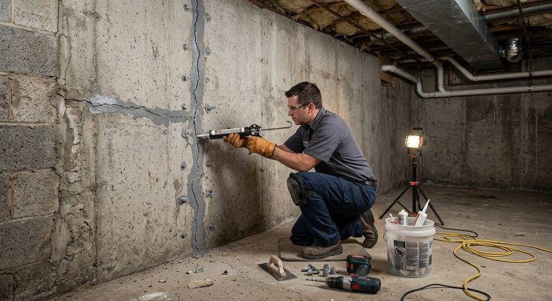 Basement Crack Repair in Oakland, CA