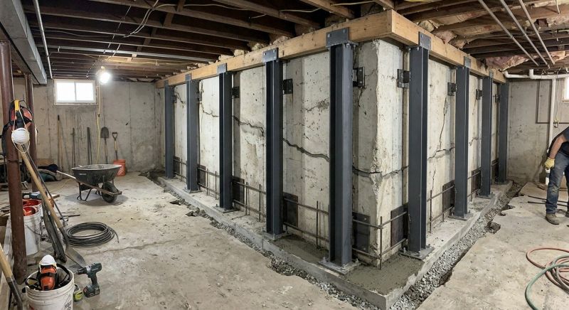 Basement Stabilization in Oakland, CA