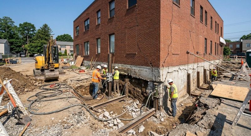 Building Foundation Repair in Lafayette, CA