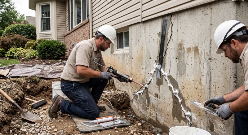 Cracked Foundation Repair in Martinez, CA