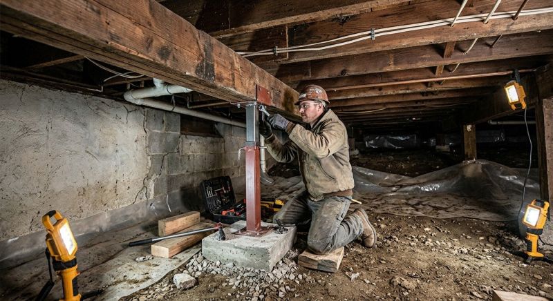 Crawl Space Leveling in Oakland, CA