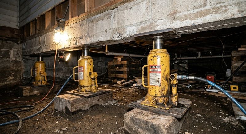 Foundation Jacking in Half Moon Bay, CA