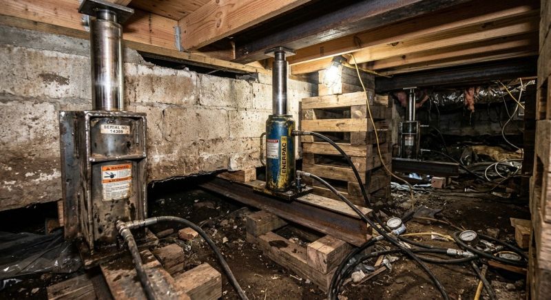 Foundation Jacking in Larkspur, CA