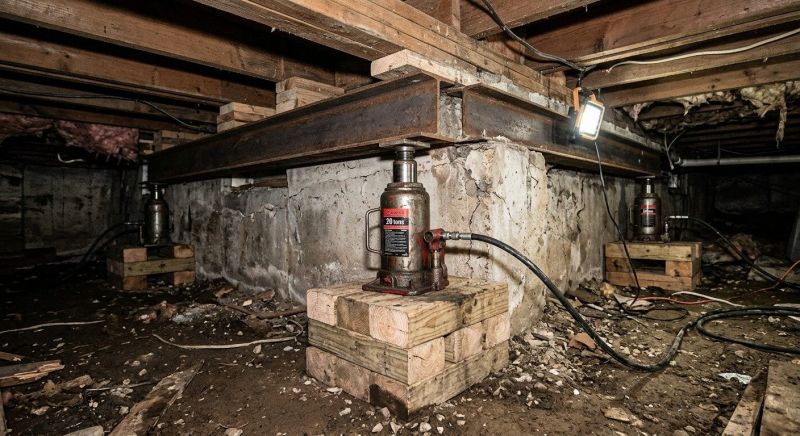Foundation Jacking in Marin County, CA