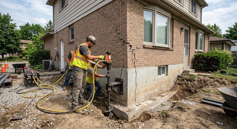 Foundation Lifting in Concord, CA