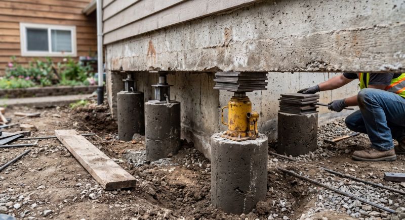 Foundation Pier Leveling in Oakland, CA
