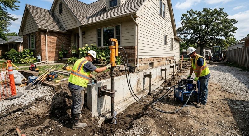 Foundation Stabilizing in Brisbane, CA