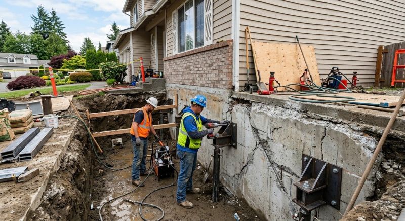 Foundation Structural Repair in Millbrae, CA