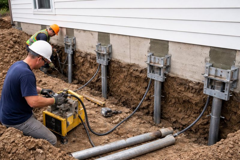 Helical Piers Installation in Oakland, CA