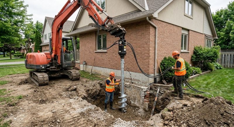 Helical Pile Installation in Oakland, CA