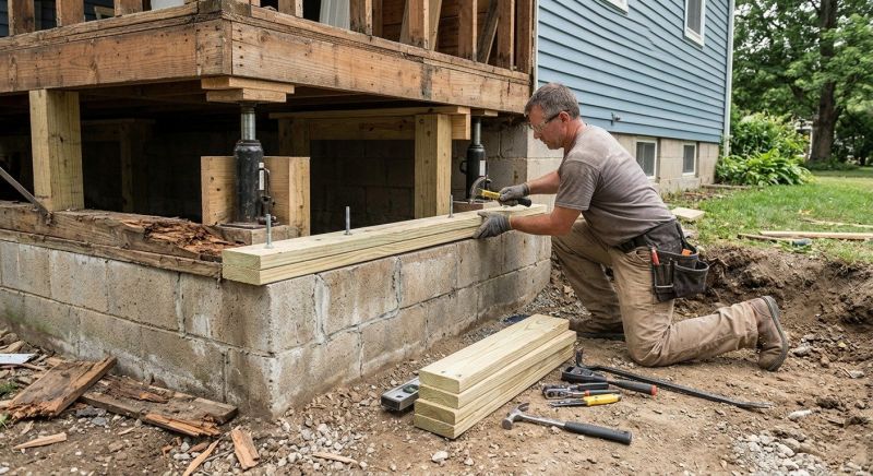 House Foundation Repair in Brisbane, CA