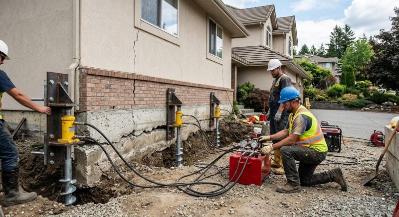 Sinking Foundation Lifting in Oakland, CA