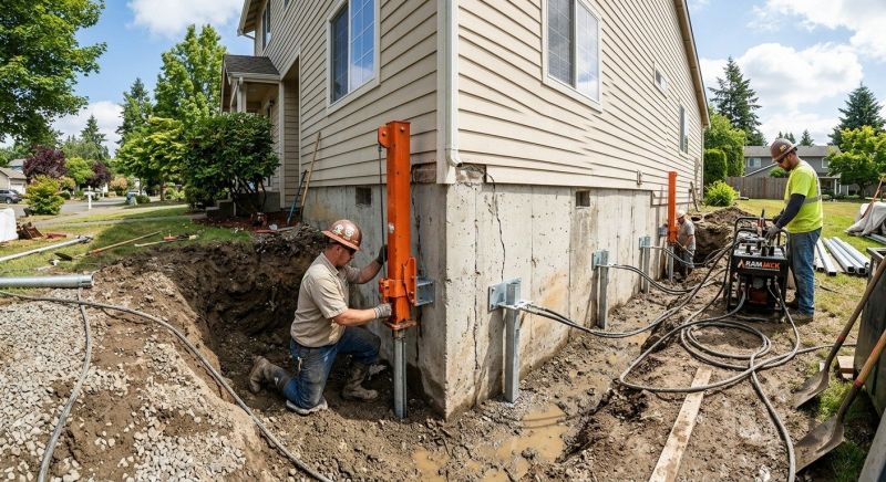Sinking Foundation Repair in Albany, CA