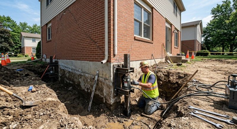 Sinking Foundation Repair in Dublin, CA
