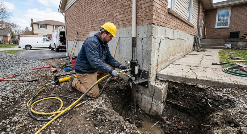 Sinking Foundation Repair in Half Moon Bay, CA