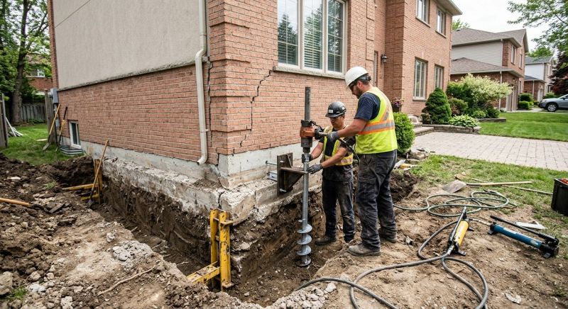 Sinking Foundation Repair in Orinda, CA