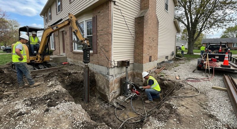 Sinking Foundation Repair in San Leandro, CA