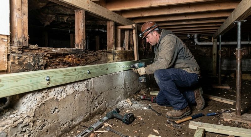Sinking Foundation Repair in San Lorenzo, CA